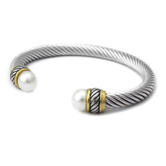 David Cuff Pearl Bangle