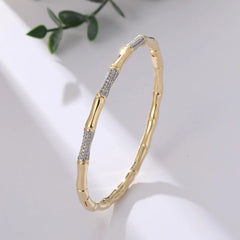 Bamboo Shape Bangle