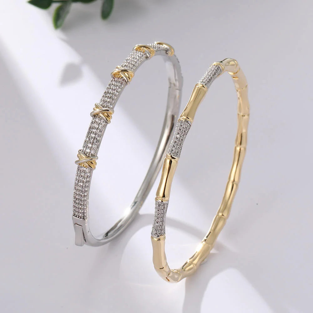 Bamboo Shape Bangle