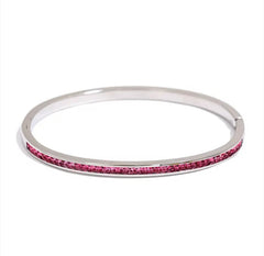 Tennis Zircon Inlaid Bangle